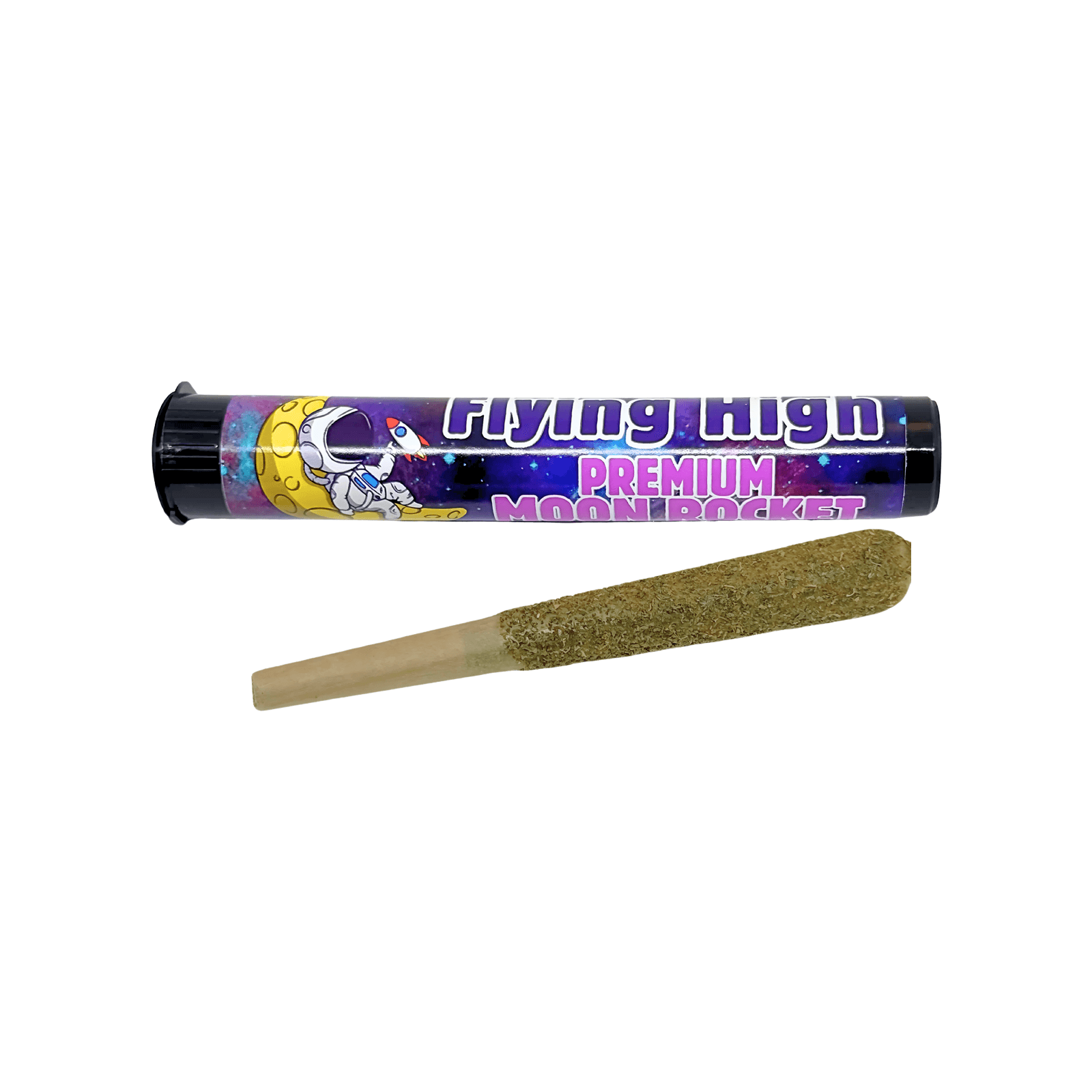 Premium Flying High Moon Rockets prerolled cannabis flower joints pack of 358 by Company 35