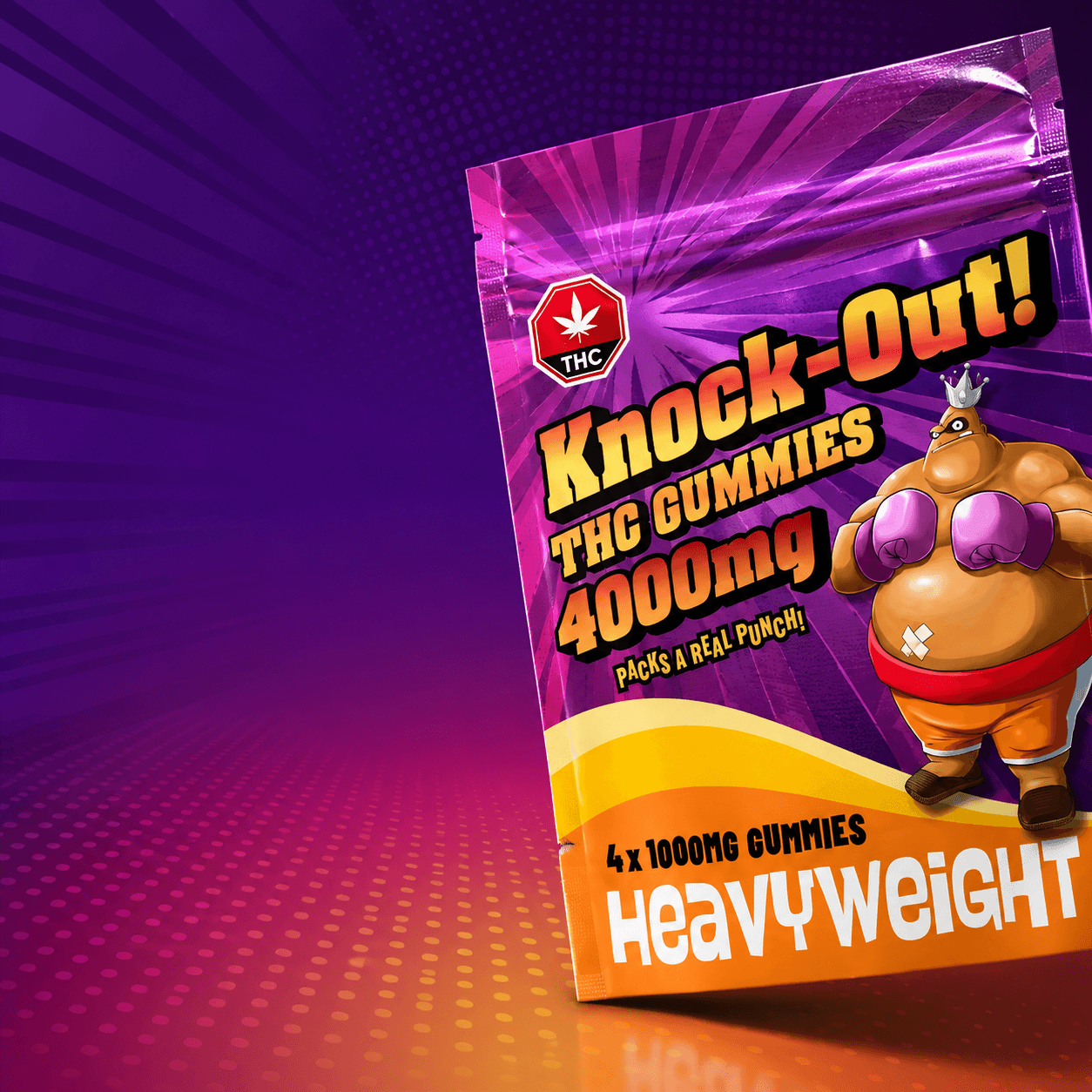 Knockout THC Gummies 4000mg